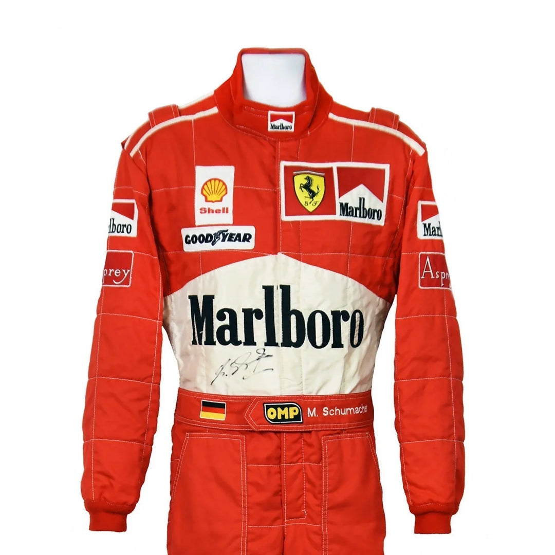 1997 Michael Schumacher F1 Racing Suit  | Speedy Racewear