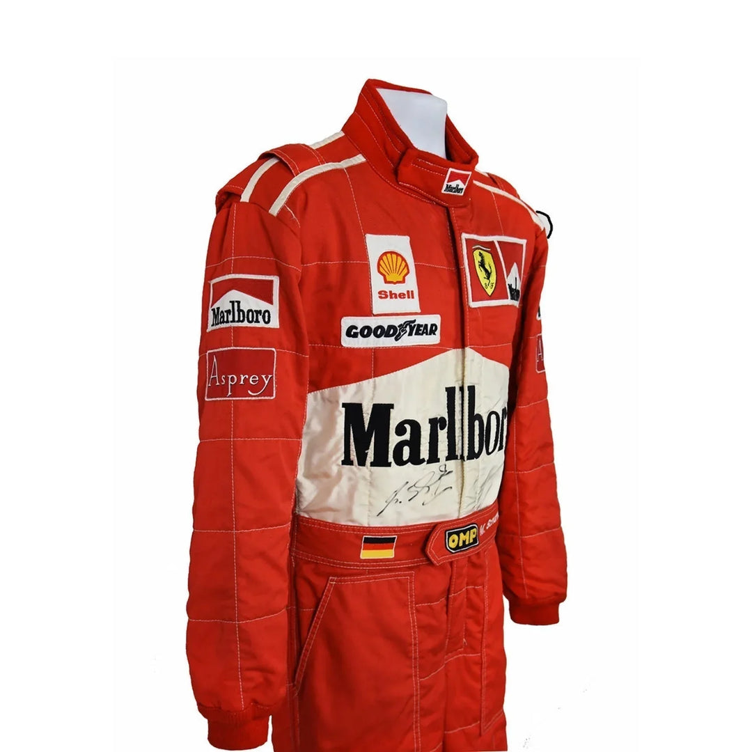 1997 Michael Schumacher F1 Racing Suit  | Speedy Racewear