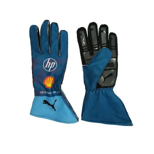2024 Charles Leclerc Ferrari Hp Miami Gp F1 Race Gloves