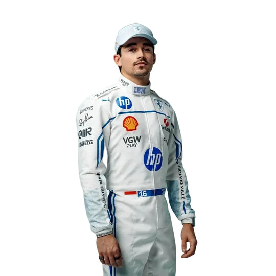 2025 Charles Leclerc Scuderia Ferrari Hp Monaco GP Race Suit