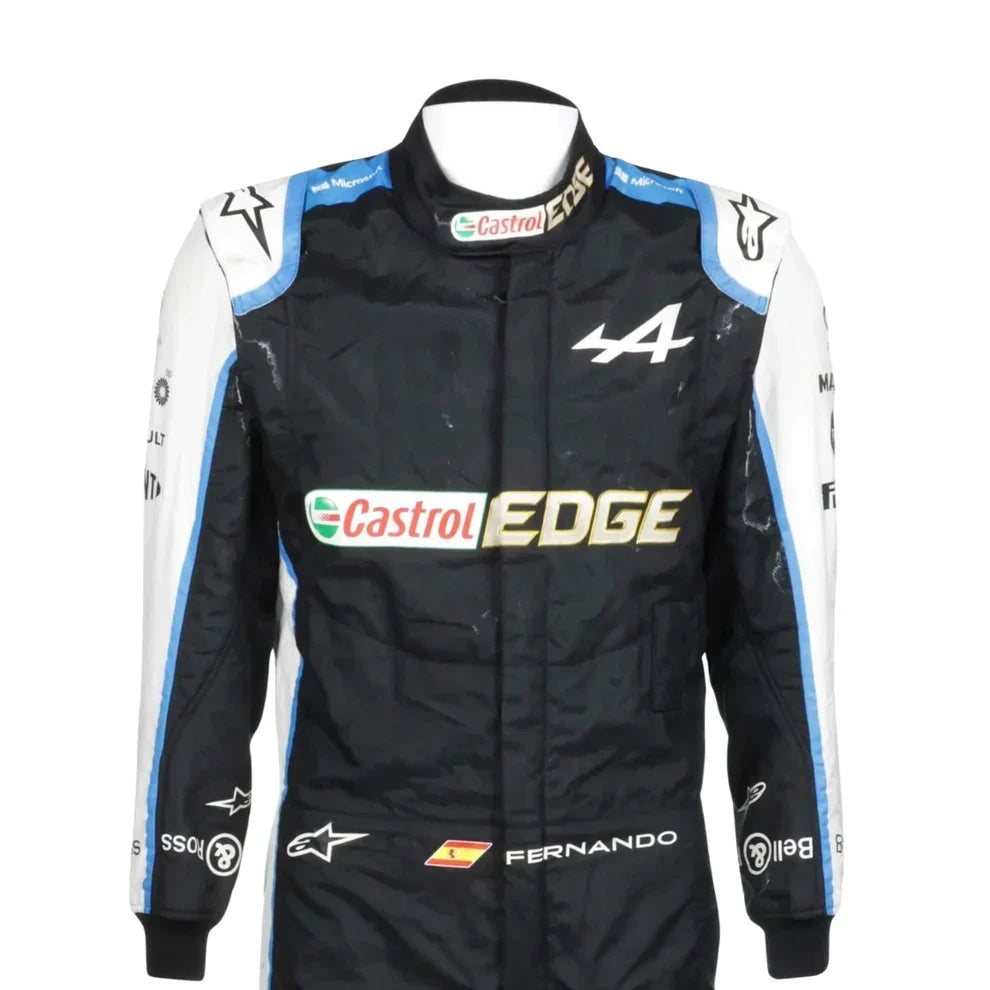 Esteban Ocon 2021 Castrol Alpine F1 Racing Suit