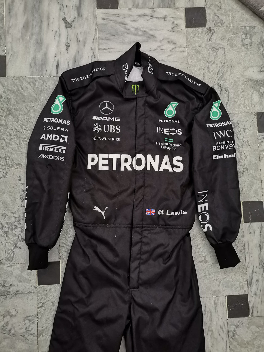 2023 Lewis Hamilton Mercedes F1 Racing Suit
