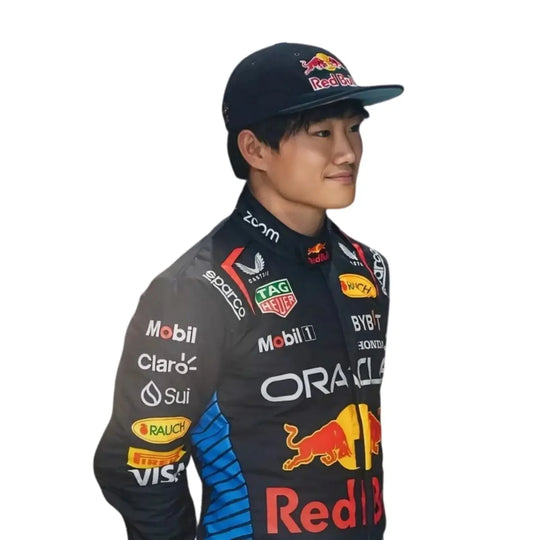 2025 Yuki Tsunoda Abu Dhabi GP F1 Racing Suit | Speedy Racewear