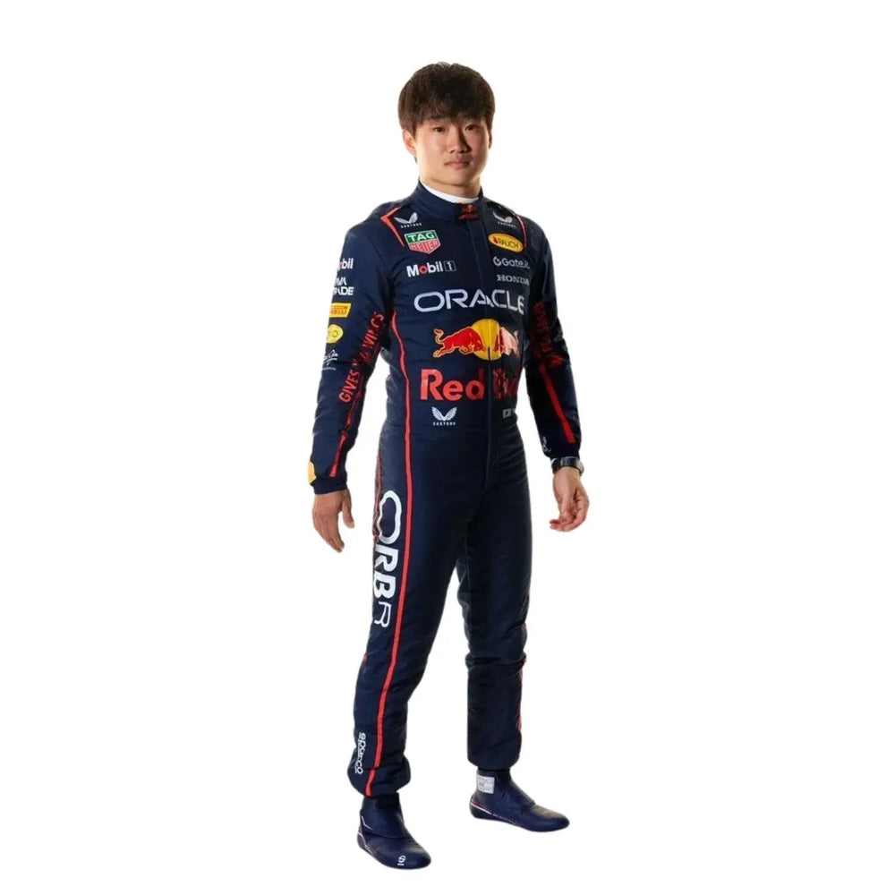 2025 Yuki Tsunoda Abu Dhabi GP F1 Racing Suit | Speedy Racewear