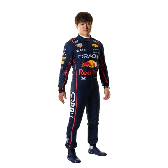 2025 Yuki Tsunoda Abu Dhabi GP F1 Racing Suit | Speedy Racewear