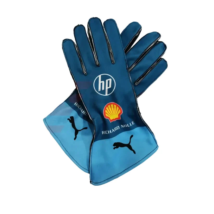 2024 Charles Leclerc Ferrari Hp Miami Gp F1 Race Gloves