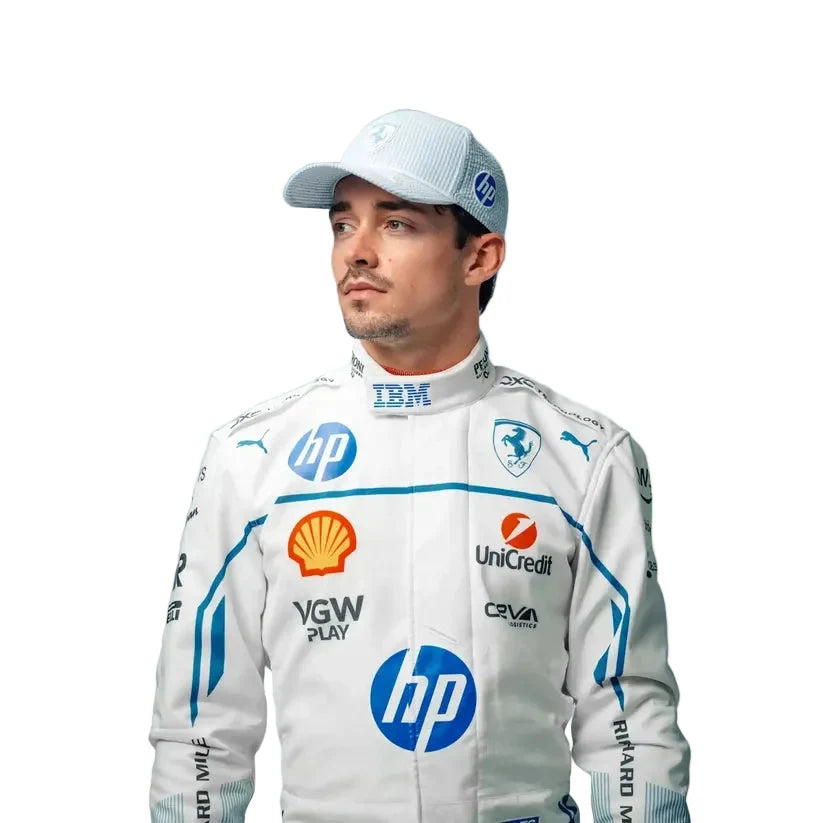 2025 Charles Leclerc Scuderia Ferrari Hp Monaco GP Race Suit