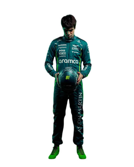 Lance Stroll 2025 Aston Martin F1 Inspired Race Suit | Speedy Racewear