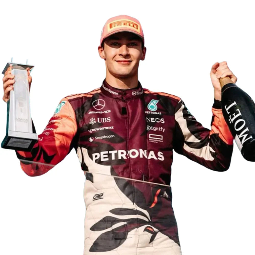 George Russell 2025 Mercedes F1 Inspired Race Suit | Speedy Racewear