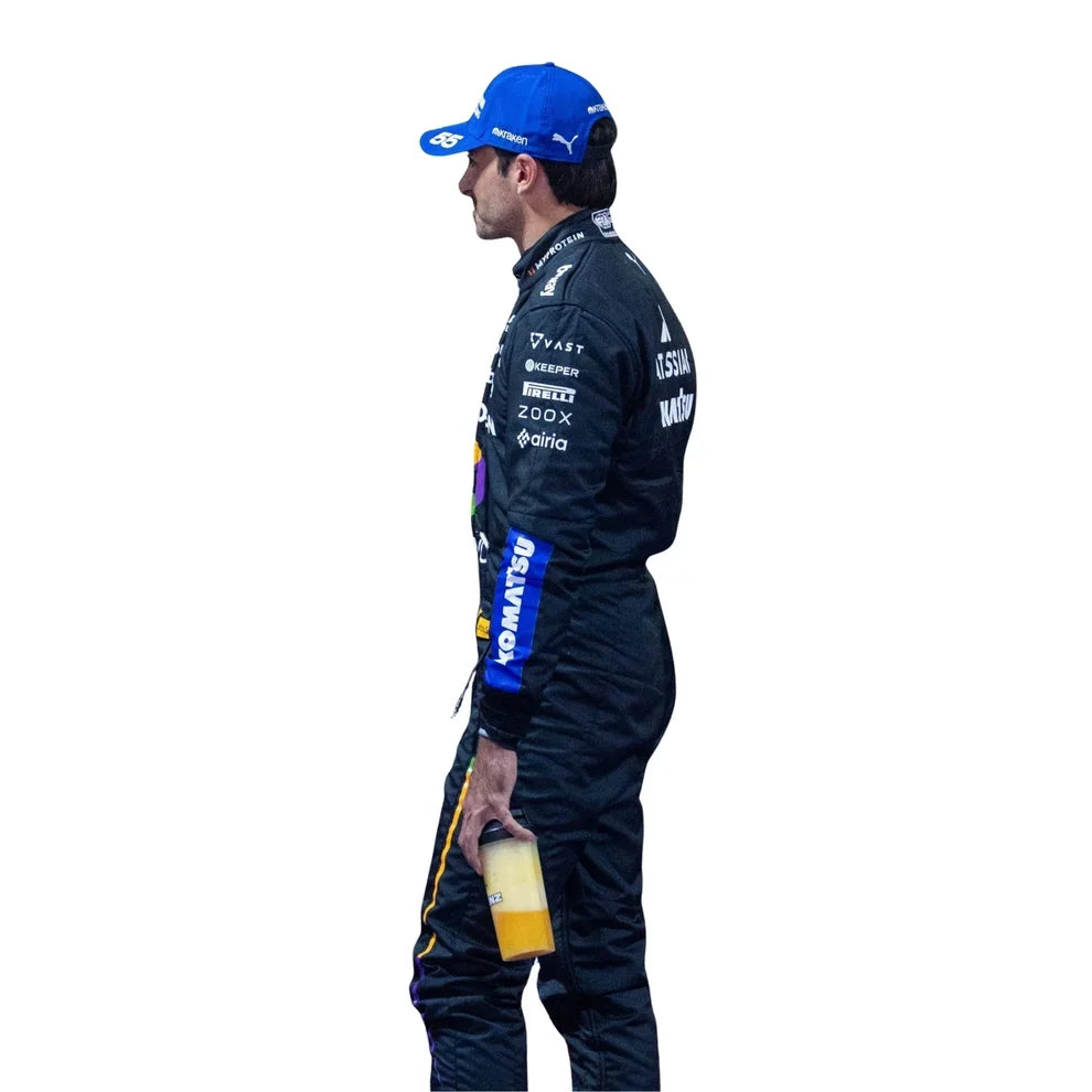 Carlos Sainz 2025 Las Vegas GP Williams F1 Racing Suit