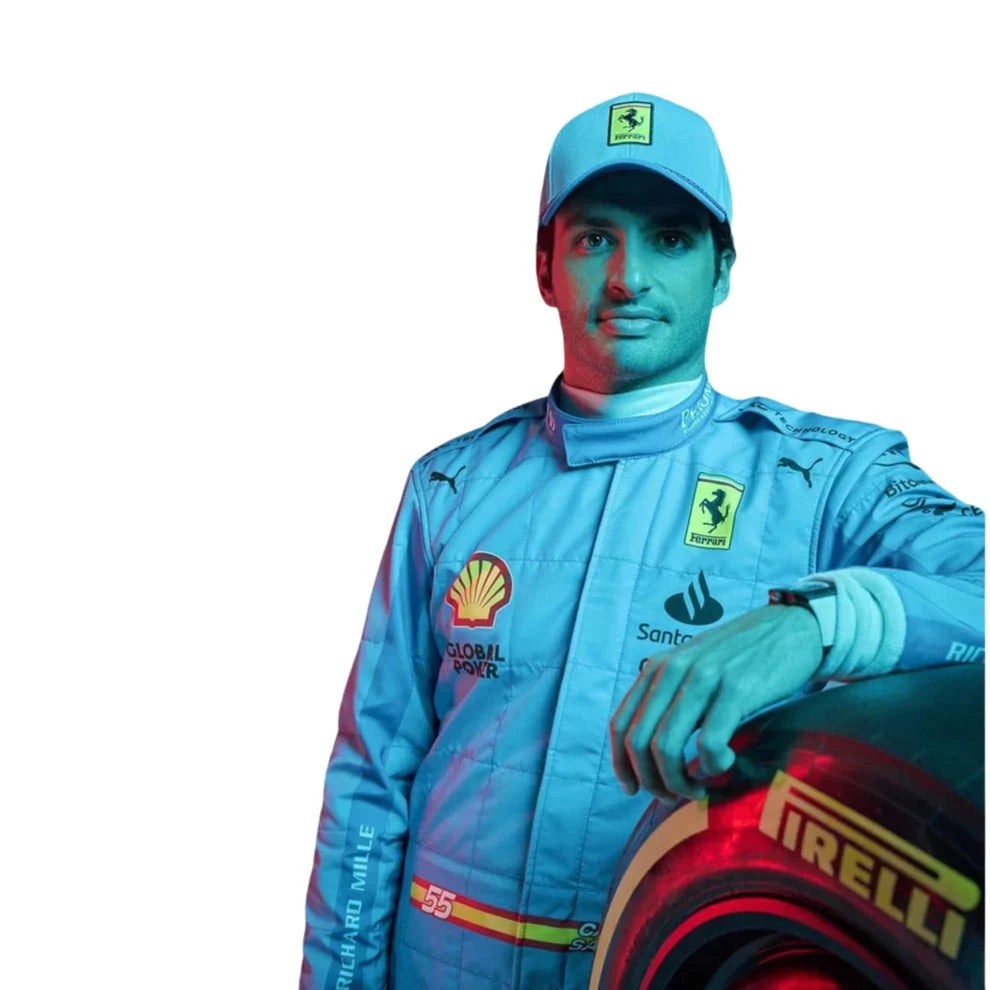 2024 Carlos Sainz Scuderia Ferrari F1 Miami Grand Prix Race Suit