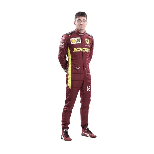 Charles Leclerc 2020 1000 GP Ferrari F1 Racing Suit | Speedy Racewear
