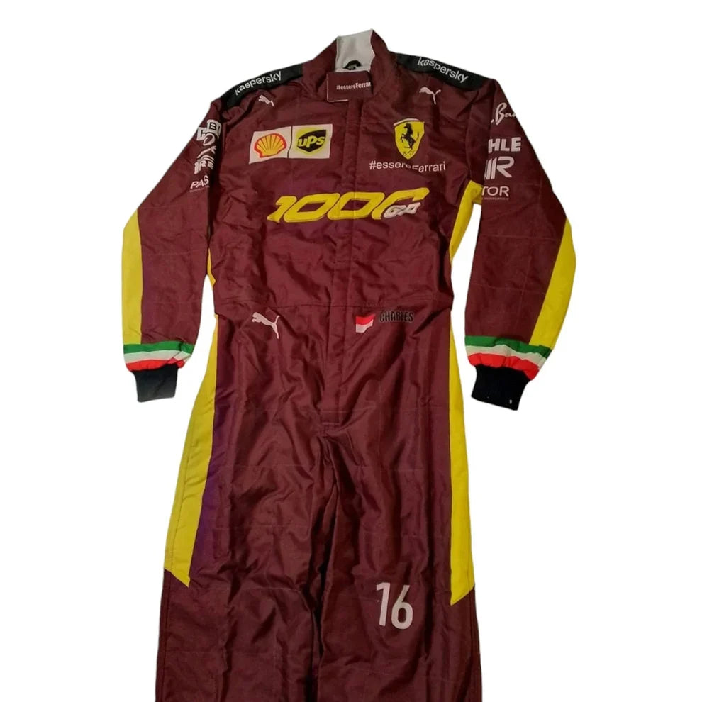 Charles Leclerc 2020 1000 GP Ferrari F1 Racing Suit | Speedy Racewear