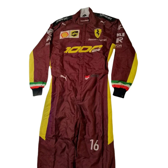Charles Leclerc 2020 1000 GP Ferrari F1 Racing Suit | Speedy Racewear