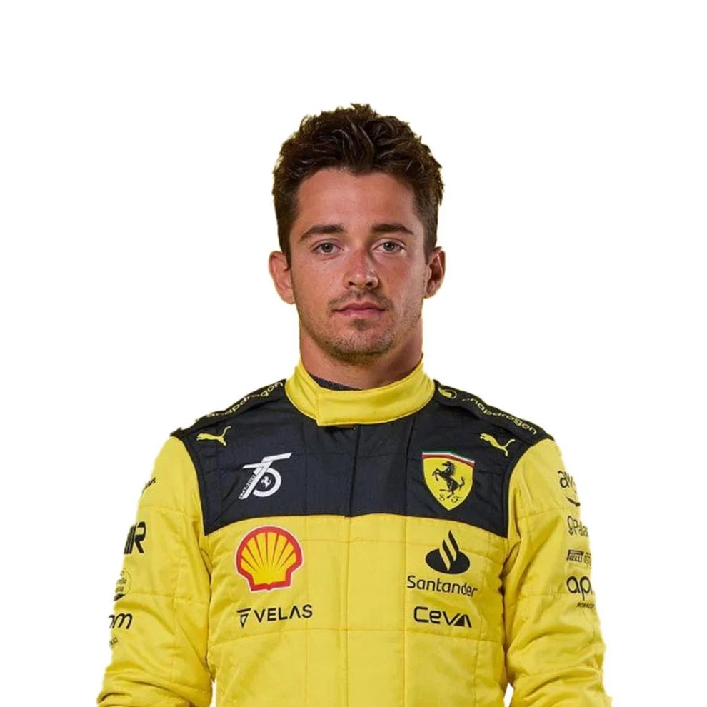 Charles Leclerc Ferrari's 75th anniversary F1 Suit Special Edition