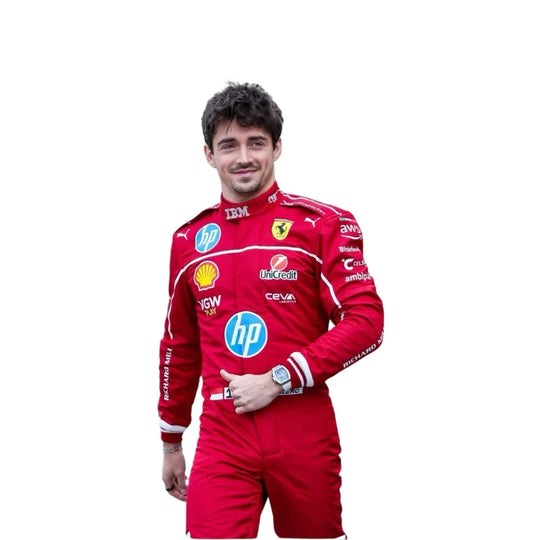 Charles Leclerc 2025 Ferrari F1 Racing Suit | Speedy Racewear