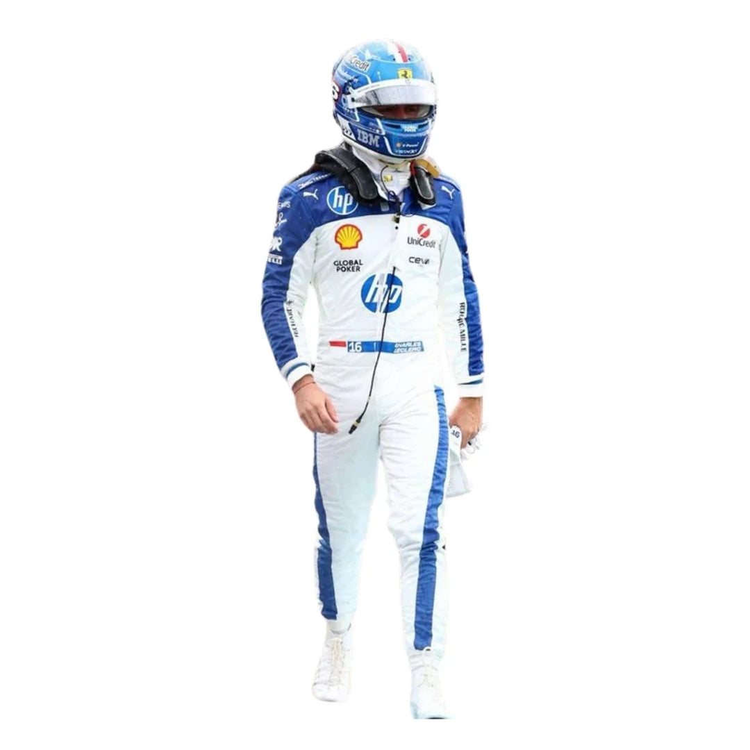 Charles Leclerc 2025 Miami GP Ferrari F1 Racing Suit | Speedy Racewear