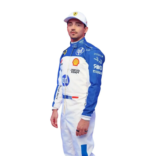 Charles Leclerc 2025 Miami GP Ferrari F1 Racing Suit | Speedy Racewear