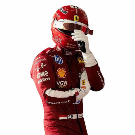 Charles Leclerc 2025 Monza GP Ferrari F1 Racing Suit | Speedy Racewear