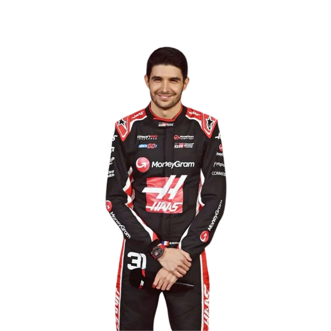 Esteban Ocon 2025 Haas F1 Inspired Race Suit | Speedy Racewear