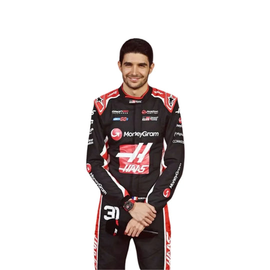 Esteban Ocon 2025 Haas F1 Inspired Race Suit | Speedy Racewear