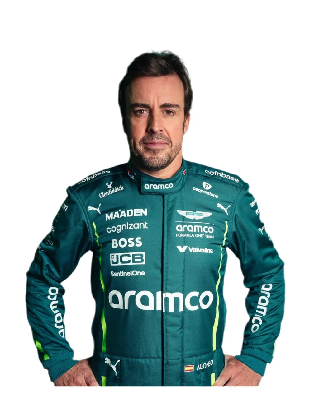 2025 Fernando Alonso Aston Martin F1 Race Suit