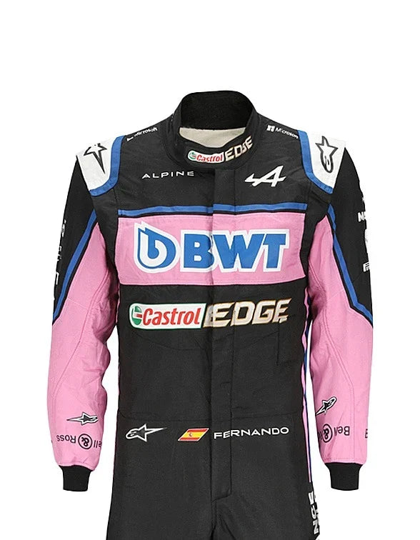 Fernando Alonso 2022 Italian GP Alpine F1 Racing Suit