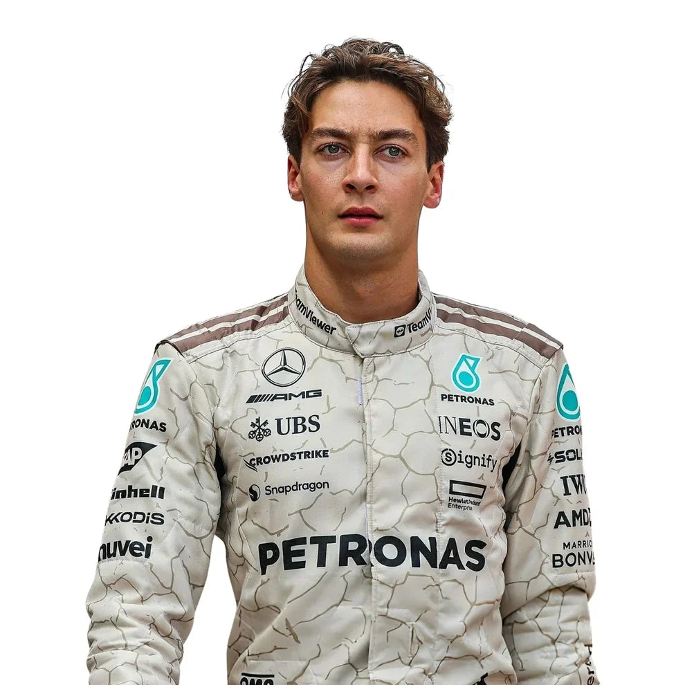 George Russell 2025 USA Austin GP Mercedes F1 Racing Suit | Speedy Racewear