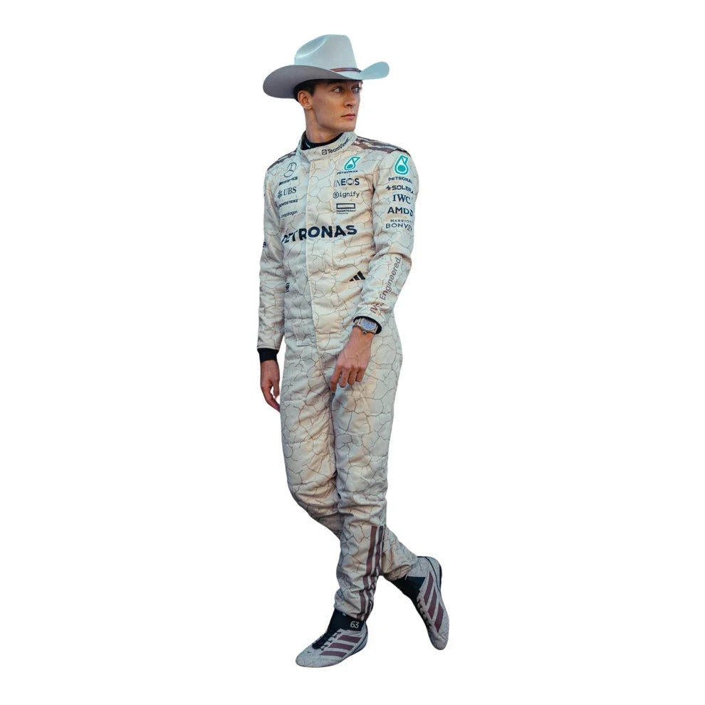 George Russell 2025 USA Austin GP Mercedes F1 Racing Suit | Speedy Racewear