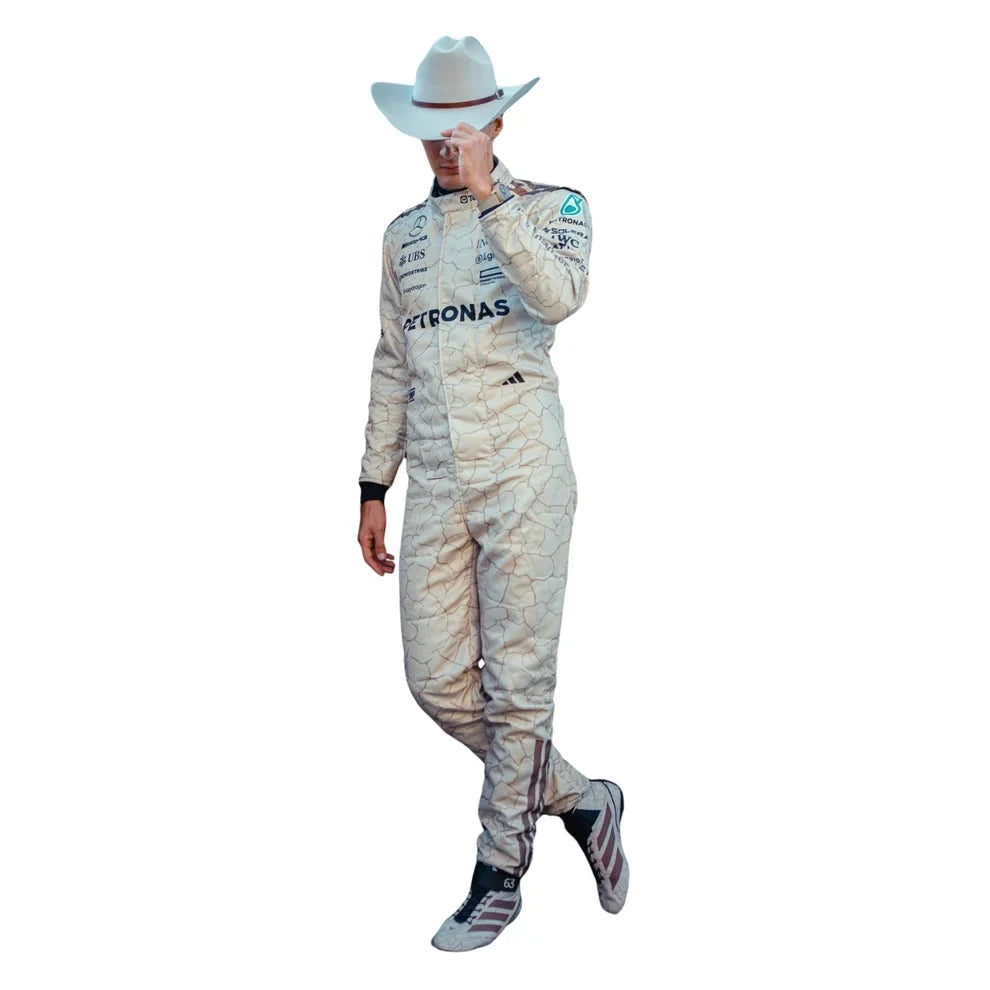 George Russell 2025 USA Austin GP Mercedes F1 Racing Suit | Speedy Racewear