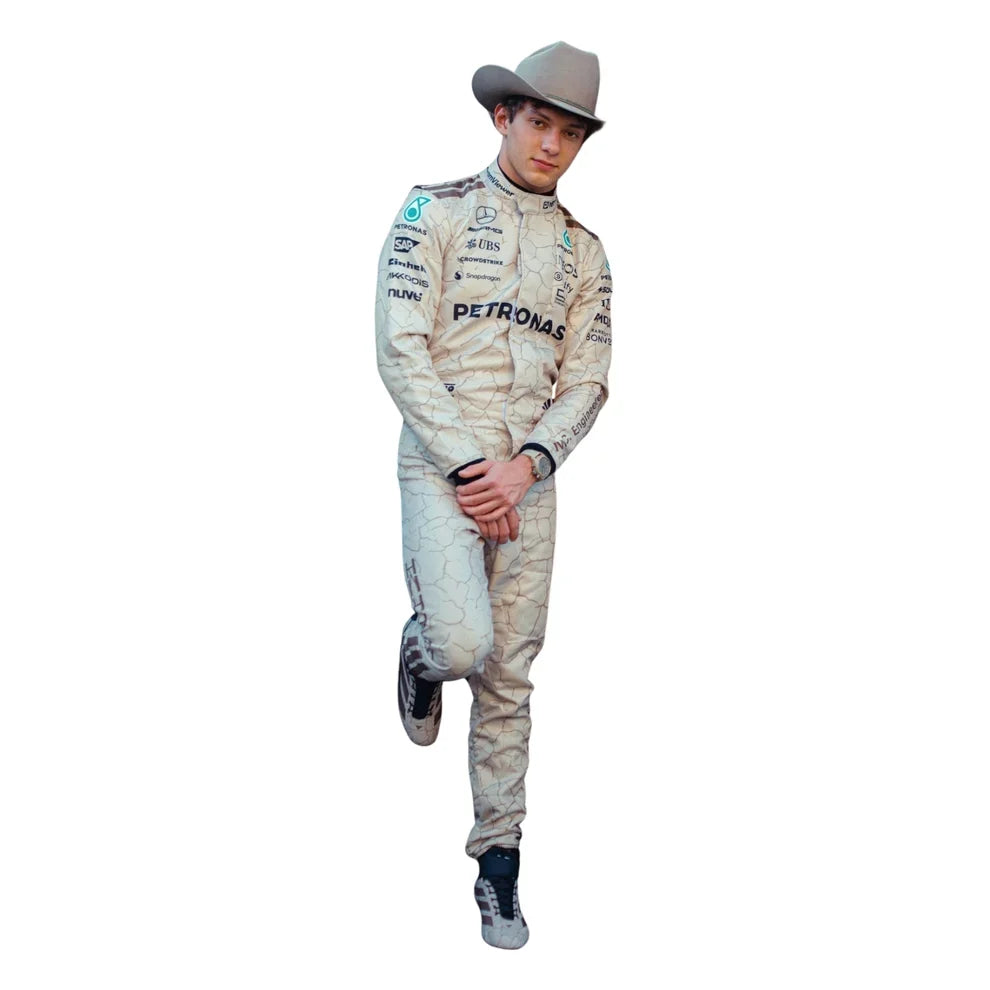 Andrea Kimi Antonelli 2025 USA Austin GP Mercedes F1 Racing Suit | Speedy Racewear