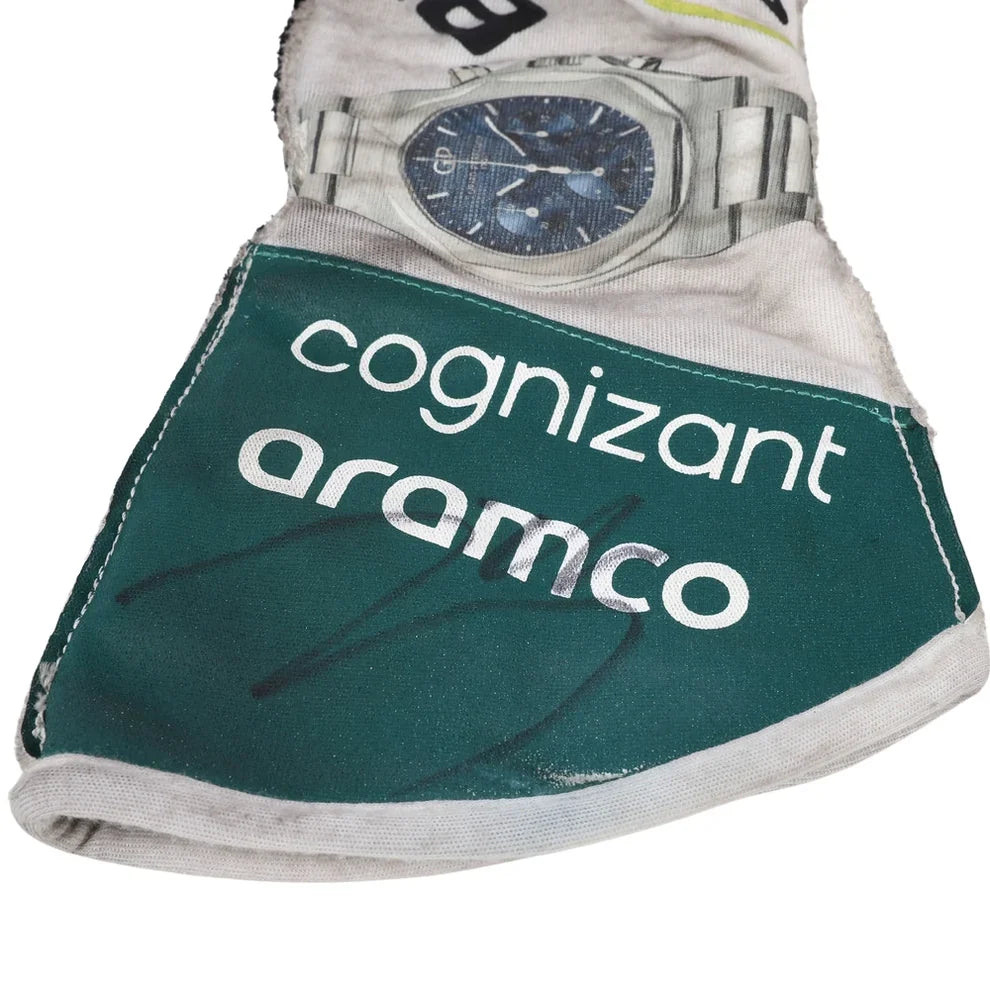 2022 Lance Stroll Aston Martin Race F1 Gloves