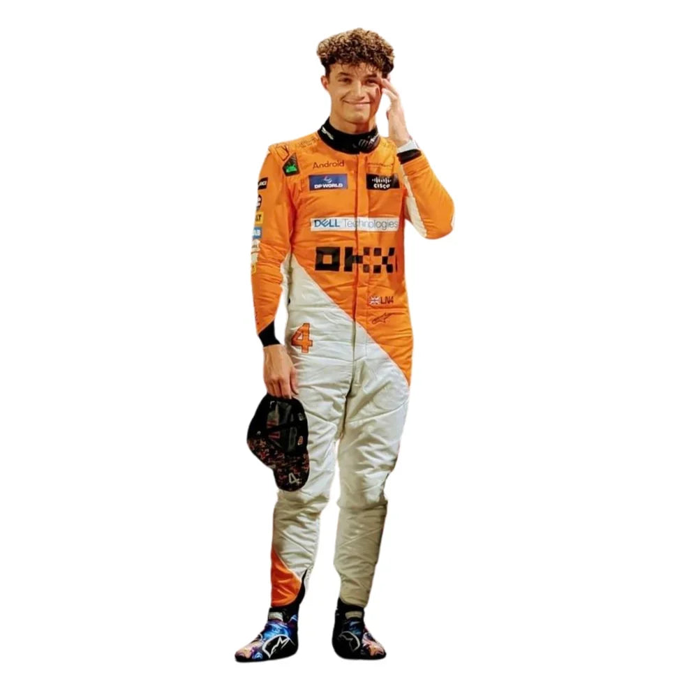 Lando Norris 2024 Singapore GP McLaren F1 Racing Suit | Speedy Racewear