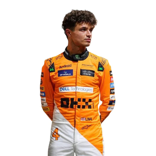 Lando Norris 2024 Singapore GP McLaren F1 Racing Suit | Speedy Racewear