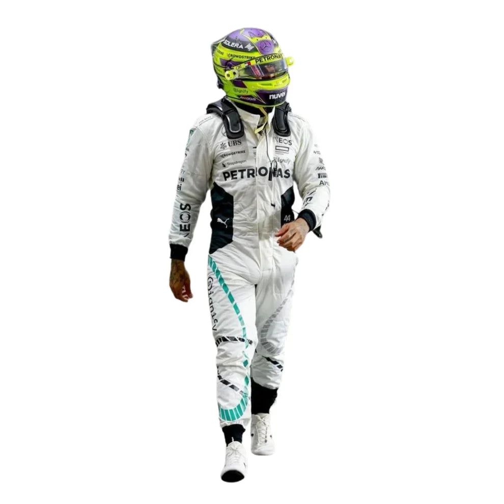 F1 Replica Racing Costume Worn by George Russell & Lewis Hamilton – 2024 Qatar GP
