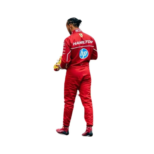 2025 F1 Racing Costume Worn by Charles Leclerc & Lewis Hamilton Ferrari | Speedy Racewear