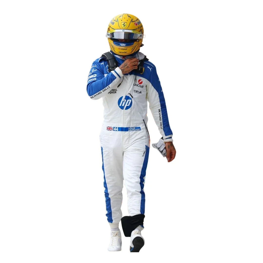 Lewis Hamilton 2025 Miami GP Ferrari F1 Racing Suit | Speedy Racewear