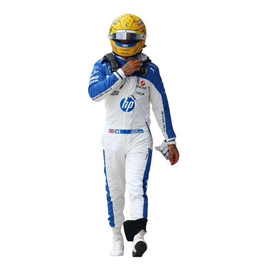Lewis Hamilton 2025 Miami GP Ferrari F1 Racing Suit | Speedy Racewear
