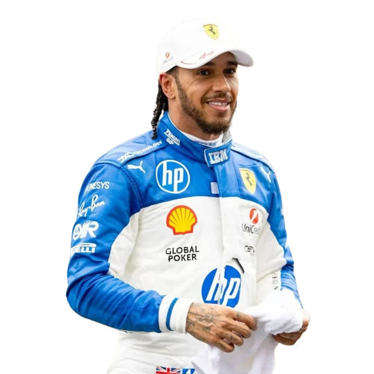 Lewis Hamilton 2025 Miami GP Ferrari F1 Racing Suit | Speedy Racewear