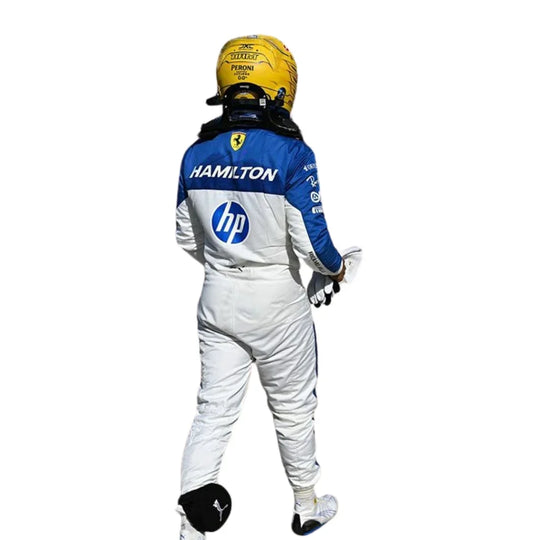 Lewis Hamilton 2025 Miami GP Ferrari F1 Racing Suit | Speedy Racewear