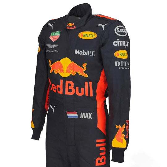 Max Verstappen 2018 Red Bull Racing TAG Heuer F1 Racing Suit | Speedy Racewear