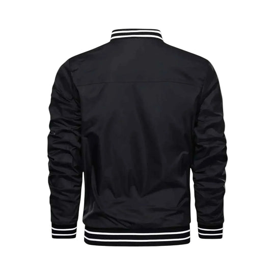 Men's Lightweight Bomber Jacket - Black