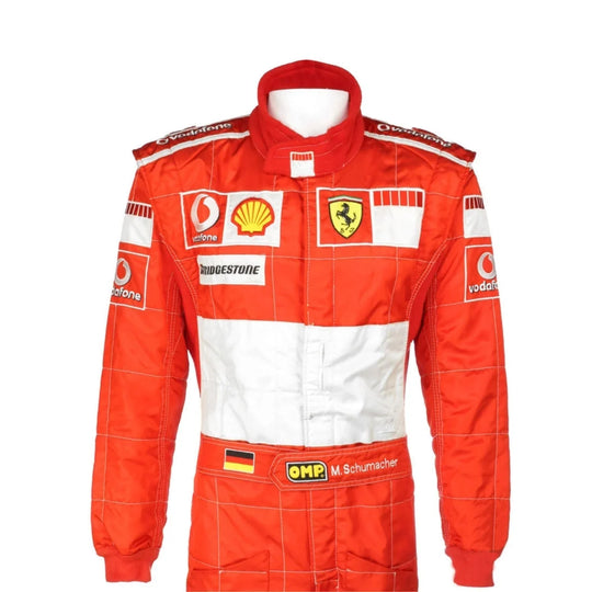 Michael Schumacher 2006 BAR CODE Ferrari F1 Replica Embroidery Race Suit