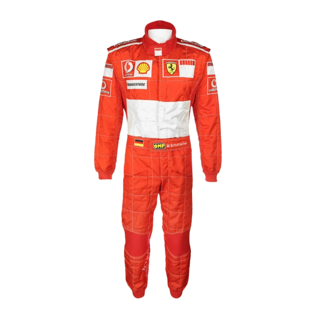 Michael Schumacher 2006 BAR CODE Ferrari F1 Replica Embroidery Race Suit