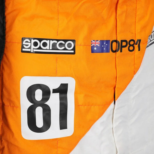 Oscar Piastri 2023 'Triple Crown' Spanish GP McLaren F1 Racing Suit | Speedy Racewear