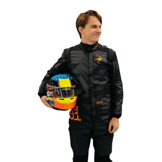 Oscar Piastri 2025 McLaren Livery Reveal F1 Racing Suit | Speedy Racewear