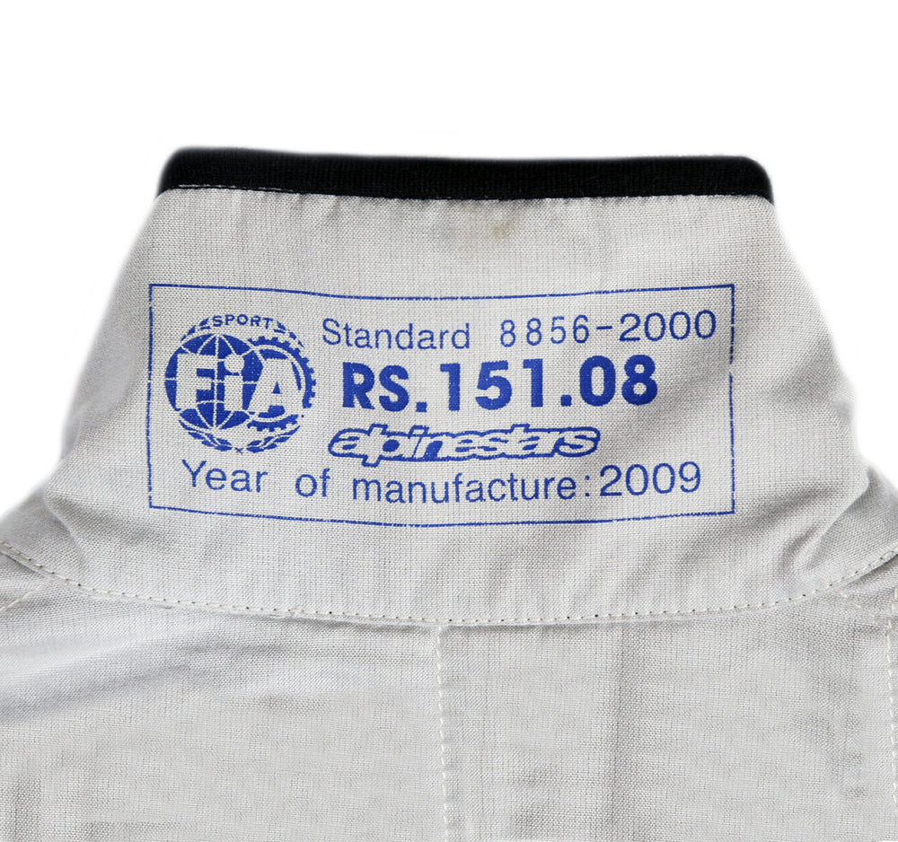 2009 Rubens Barrichello Race Used Brawn Abu Dhabi Grand Prix F1 Suit