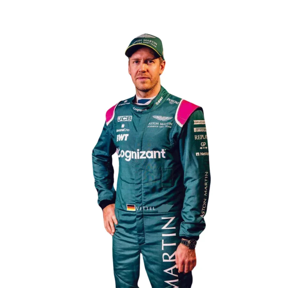 Sebastian Vettel 2021 Aston Martin F1 Racing Suit