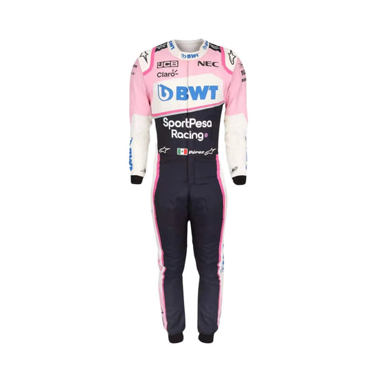 2019 Sergio Perez BWT Racing Point F1 Racing Suit