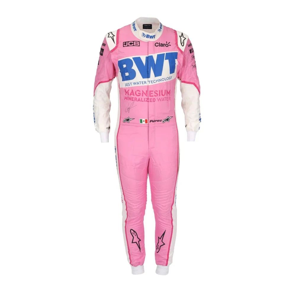 Sergio Perez 2020 BWT Racing Point F1 Racing Suit